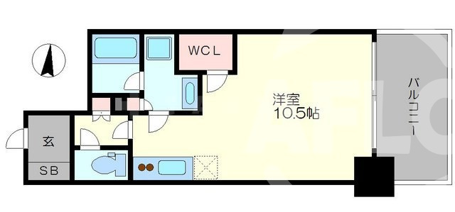ザ・パークハビオ堂島の間取り|ザ・パークハビオ堂島　間取り