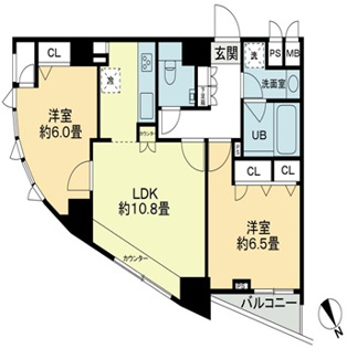 【間取り】 | クロスレジデンス蒲田