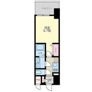 Quintet NAMBAの間取り