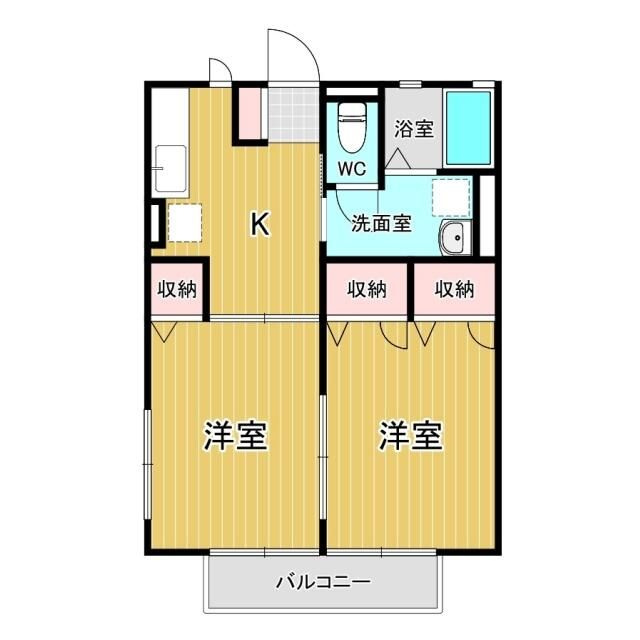 コージュ河原町の間取り