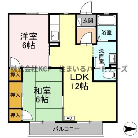 ベルテック上津の間取り