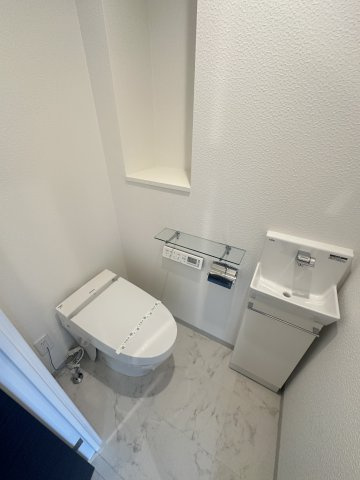 大阪市中央区玉造１丁目の賃貸マンションのトイレ
