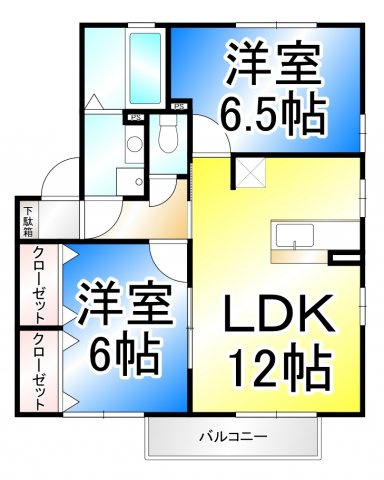 リビング風間の間取り