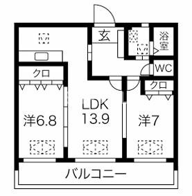 ルネピリアの間取り