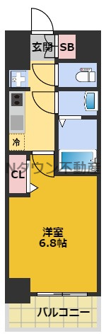 【間取り】 | ディアレイシャス名古屋太閤通Ⅱ | 間取りです。