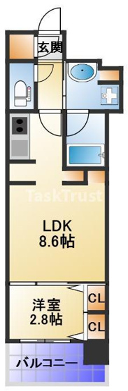 【間取り】 | S-RESIDENCE天満橋ar