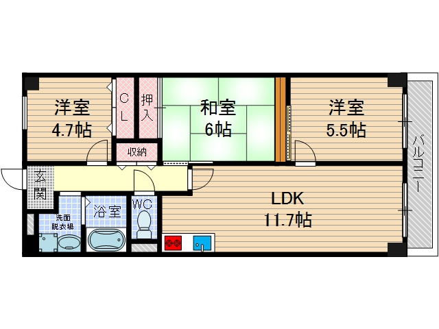【間取り】 | 旭エルフ