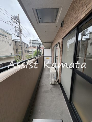 パルテ西山のバルコニー