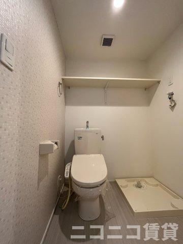 板橋区弥生町のアパートのトイレ|別号室イメージの為、現状を優先致します。