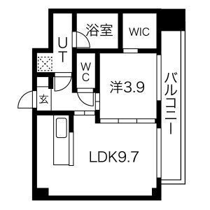 【間取り】 | アールズプレイス福岡香椎駅前