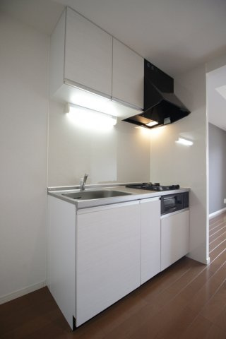 熊本市中央区古桶屋町の賃貸マンションのキッチン