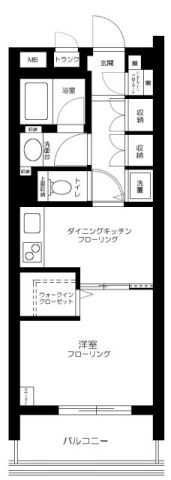 エスポワール芝公園の間取り|間取りです。