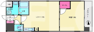 【間取り】 | S-RESIDENCE日本橋Qualier　浪速小学校区 | S-RESIDENCE日本橋Qualier　間取り