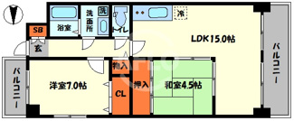 【間取り】 | メゾンハートランド　塩草立葉小学校区 | メゾンハートランド　間取り図