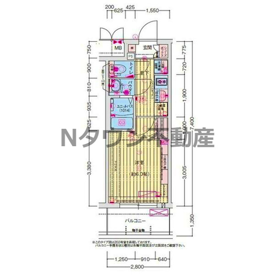 【間取り】 | プレリス丸の内オーレル | 間取りです。