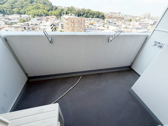 M:COURT江坂のバルコニー