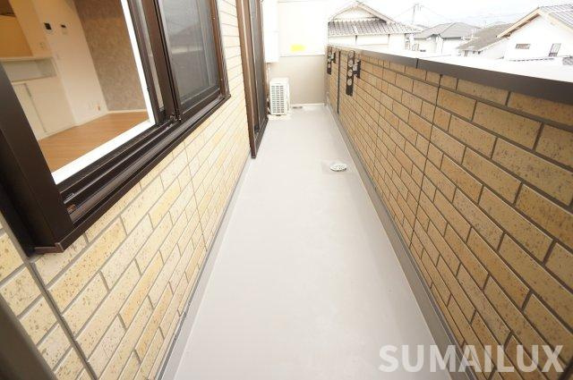 熊本市南区御幸笛田３丁目のアパートのバルコニー|※参考写真です※