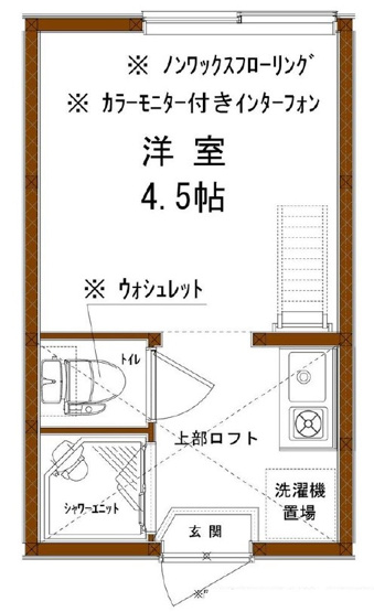 【間取り】 | プランドルホシノB館