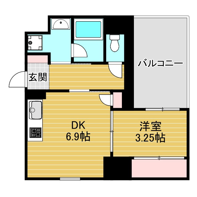 M:COURT江坂の間取り