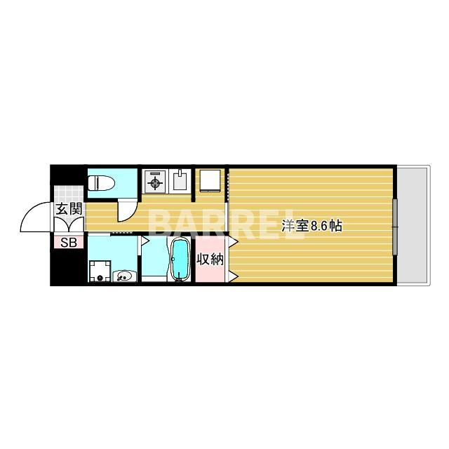 アジュール豊中本町の間取り