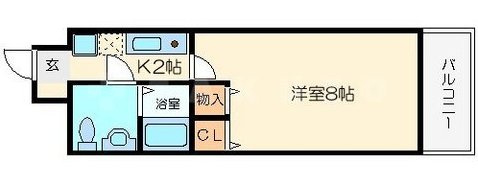 ドミール桜川の間取り|ドミール桜川　間取