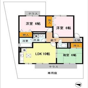 西宮市松下町のアパートの間取り