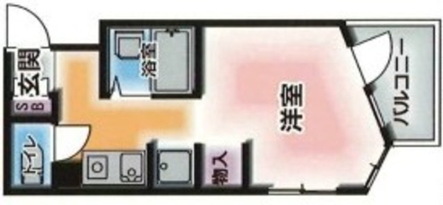 普茶マンションの間取り