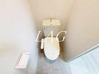 【トイレ】 | マンション築地 | トイレです。
