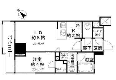 ライオンズ蔵前レジデンスの間取り