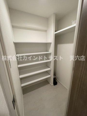 シーズンフラッツ梅田北の収納|大きなスペースがあり、収納には困りません