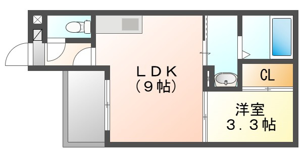 ＲＥＧＡＬＥＳＴ法界院の間取り
