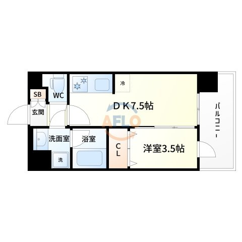 プロスパー江坂479の間取り|プロスパー江坂479　間取り