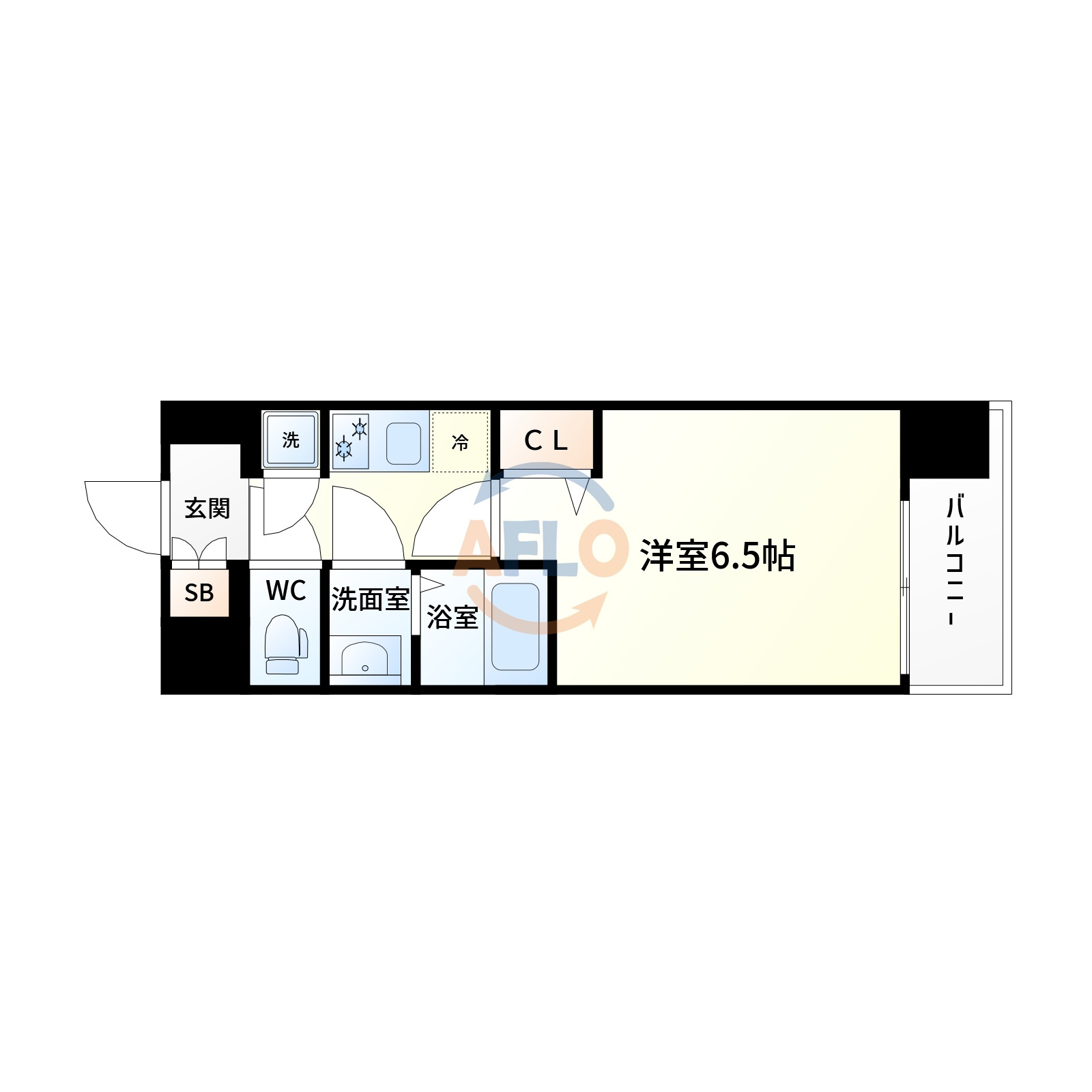 ルミナス三国本町の間取り|レジュールアッシュ三国本町　間取り