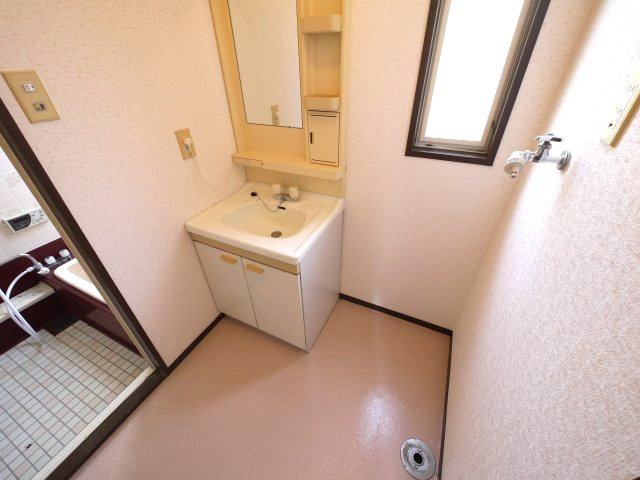 大網白里市細草　中古住宅の独立洗面台|平成29年8月内外装リフォーム済み 敷地179坪 軽量鉄骨 ドックラン・家庭菜園可能です 車多数可能