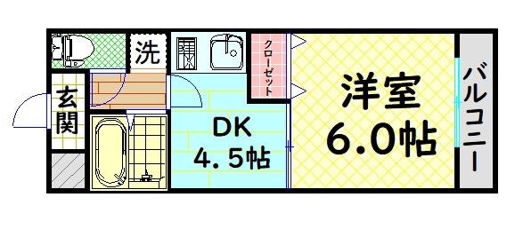 【間取り】 | クレールシャンブル