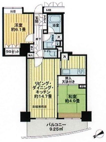 マークスタワーの間取り