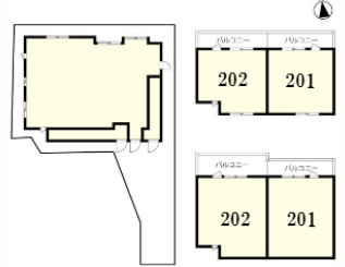 中野区本町６丁目のアパート