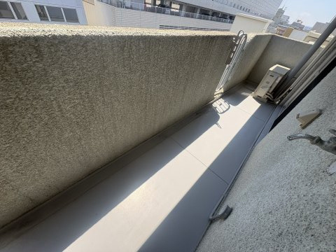 アカツキハイツのバルコニー