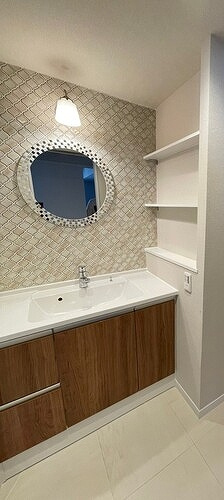 カーサフェリス武蔵小山の洗面所|洗面所　※2024年7月撮影