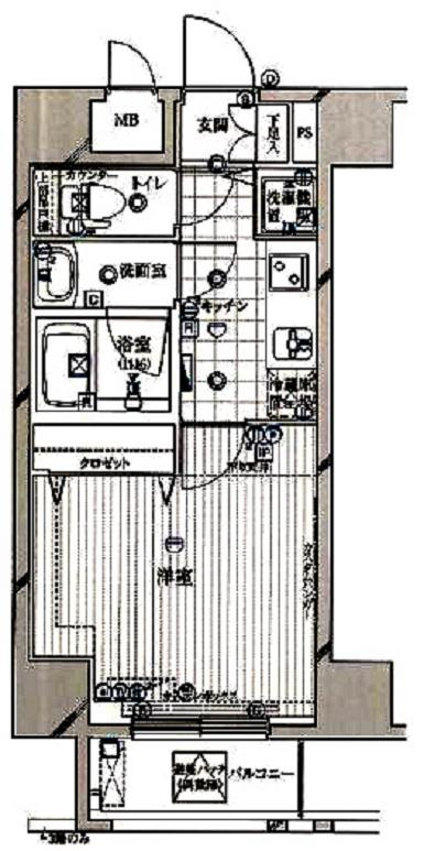 ガリシアヒルズ六本木の間取り