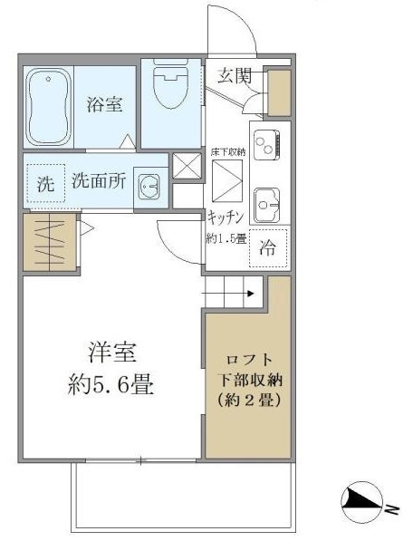 ＫＯＭＦＯＲＴＡ新中野の間取り