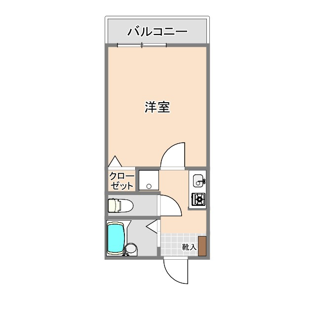 キャステル池袋の間取り