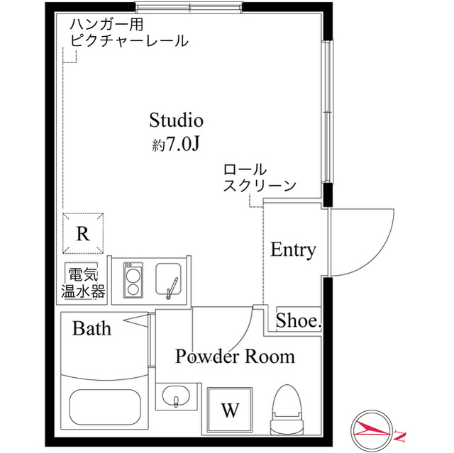 CASA PIAZZA 錦糸町の間取り