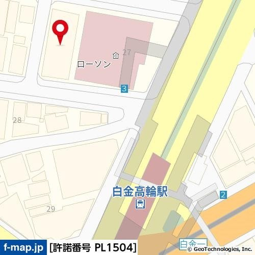 イトーピア白金ステーションプラザの地図