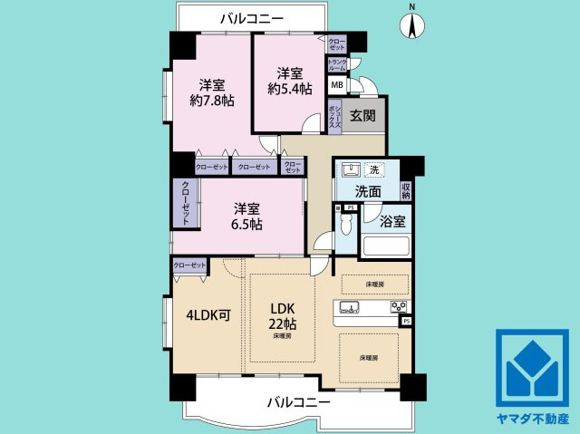 ロイヤル夙川の間取り