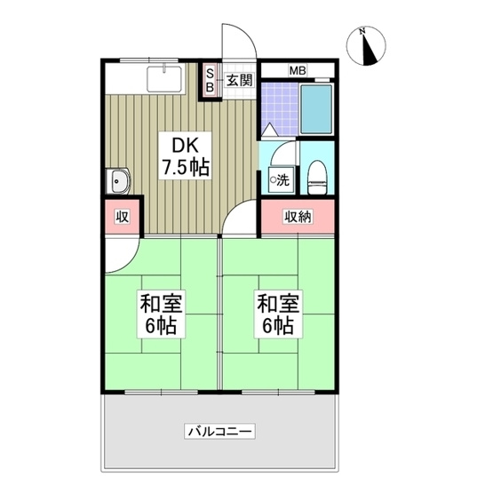 【間取り】 | とくしんハイツ