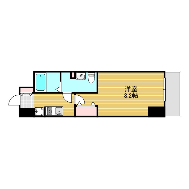 ミュプレ江坂の間取り