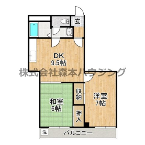 【間取り】 | 　アーバンSライフ