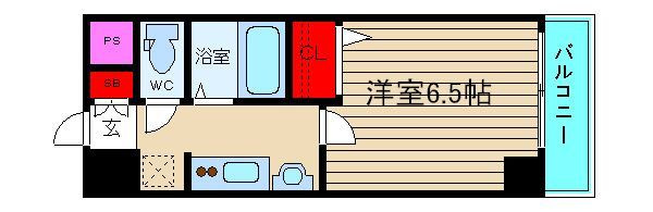 エステムコート大阪ベイエリアの間取り