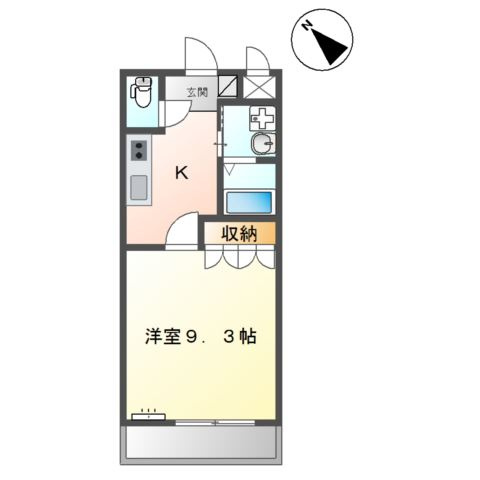 【間取り】 | ＮＨ　サンハイム